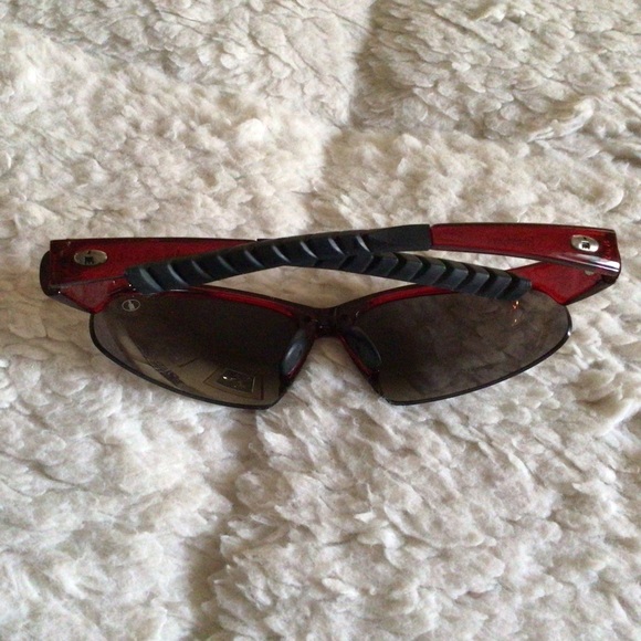 IronMan Drive B FTG Foster Grant Sport Sunglasses SR 04 08 090000218 Red Black - Picture 2 of 11